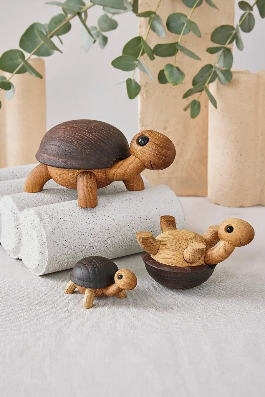 Spring Copenhagen Sporty schildpadjong 3,5 cm, Eikenhout< Houten Beelden