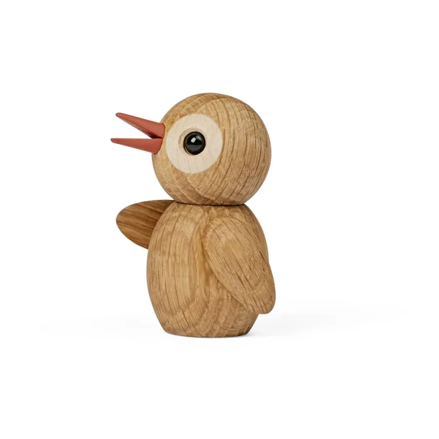 Spring Copenhagen Spring Birds decoratie 6,5 cm, Jokey Oak< Houten Beelden