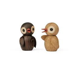 Spring Copenhagen Spring Birds decoratie 6,5 cm, Jokey Oak< Houten Beelden