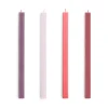 HAY Square Candle kaarsen mix 4-pack, Reds-bordeaux< Kaarsen