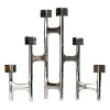 POLSPOTTEN Square Folding kandelaar 55x40 cm, Zilver< Kandelaars