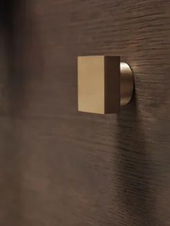 Ferm Living Square haak large, Brass< Haken & Hangers