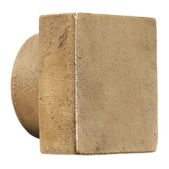 Ferm Living Square haak large, Casted brass< Haken & Hangers