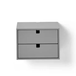 1898 Square ladeblok, grijs< Ladekasten & Ladeblokken