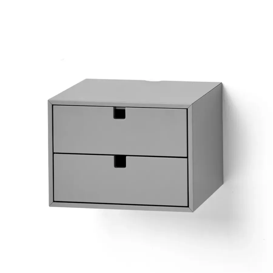 1898 Square ladeblok, grijs< Ladekasten & Ladeblokken