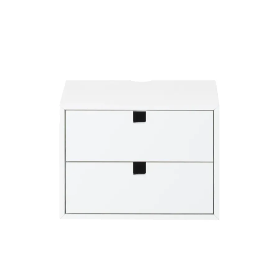 1898 Square ladeblok, wit< Ladekasten & Ladeblokken