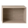 Muuto Stacked 2.0 kast met achterwand - groot, eiken< Planken & Planksystemen