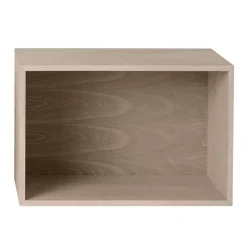 Muuto Stacked 2.0 kast met achterwand - groot, eiken< Planken & Planksystemen