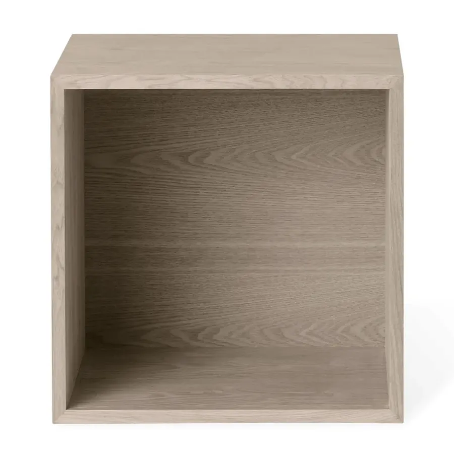Muuto Stacked 2.0 kast met achterwand - middel, eiken< Planken & Planksystemen