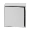 Muuto Stacked opbergsysteem met deur medium, lichtgrijs< Planken & Planksystemen