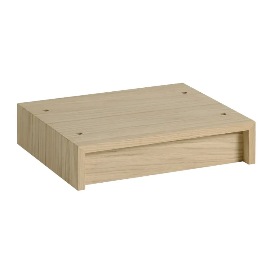 Muuto Stacked opbergsysteem plint 43,5x35 cm, Eikenhout< Planken & Planksystemen