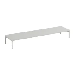 Muuto Stacked opbergsysteem podium met tube base, Grey/Grey< Planken & Planksystemen