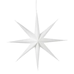 Broste Copenhagen Star papieren ster Ø50 cm, White< Kerstdecoraties