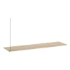 Woud Stedge Add-on plank 80 cm, Witgepigmenteerd eikenhout< Planken & Planksystemen