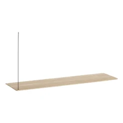 Woud Stedge Add-on plank 80 cm, Witgepigmenteerd eikenhout< Planken & Planksystemen