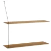 Woud Stedge plank 80 cm., gerookt eiken< Planken & Planksystemen