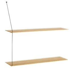 Woud Stedge plank 80 cm., wit gepigmenteerd eiken< Planken & Planksystemen