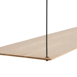 Woud Stedge plank 80 cm., wit gepigmenteerd eiken< Planken & Planksystemen