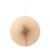 Broste Copenhagen Stella rozet adventster L Ø60 cm, Natural-pompeian red< Decoratieve Accessoires|Kerstdecoraties