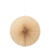 Broste Copenhagen Stella rozet adventster L Ø60 cm, Natural-harvest gold< Decoratieve Accessoires|Kerstdecoraties