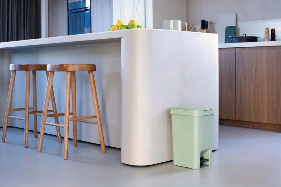 Brabantia StepUp pedaalemmer 16 L, Jade green< Pedaalemmers