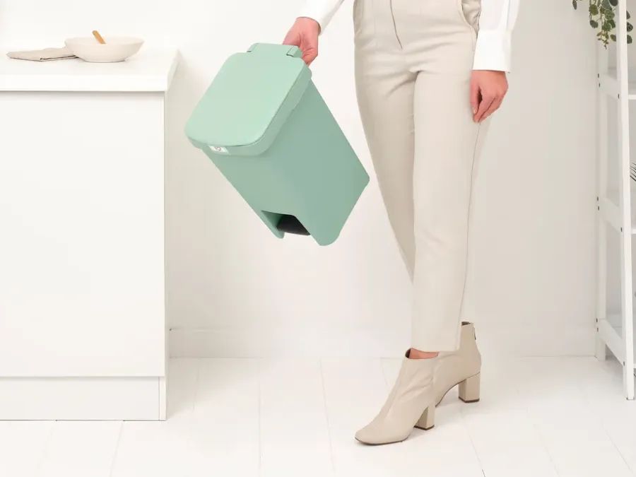 Brabantia StepUp pedaalemmer 16 L, Jade green< Pedaalemmers