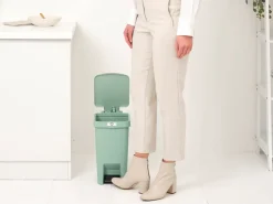 Brabantia StepUp pedaalemmer 10 L, Jade green< Pedaalemmers