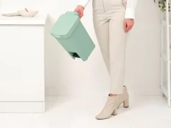 Brabantia StepUp pedaalemmer 10 L, Jade green< Pedaalemmers
