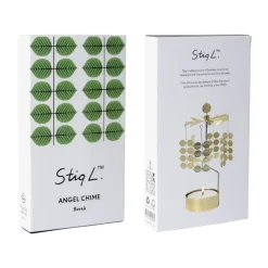Pluto Design Stig L Berså draaiende waxinelichtjeshouder medium, Goud< Kerstdecoraties
