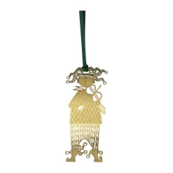 Pluto Design Stig Lindberg Karneval decoratiehanger, Goudkleurig< Kerstdecoraties