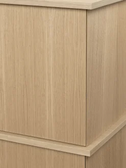 Ferm Living Stilt sideboard single 72,5x100 cm, Natural oak< Ladekasten & Dressoirs