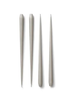 STOFF antieke kaarsen by ester & erik large 4-pack, Sand< Kaarsen