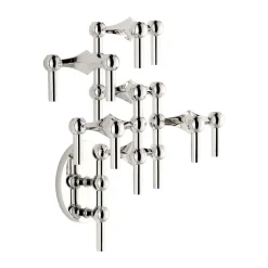 STOFF Nagel muurkandelaar, Chrome< Kandelaars