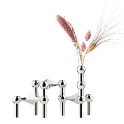 STOFF Nagel vaas, Chroom< Kaarsenaccessoires