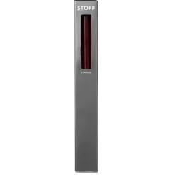 STOFF taps toelopende kaars by ester & erik 6-pack, Burgundy red< Kaarsen