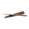 STOFF taps toelopende kaars by ester & erik 6-pack, Zacht bruin< Kaarsen