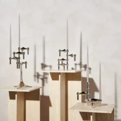 STOFF taps toelopende kaars by ester & erik 6-pack, Champagne< Kaarsen
