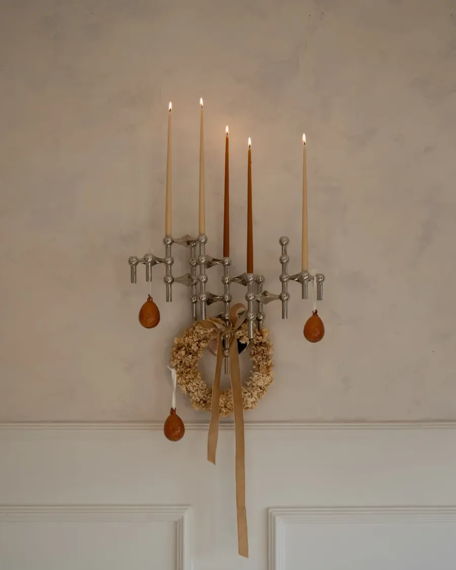 STOFF taps toelopende kaars by ester & erik 6-pack, Amber< Kaarsen