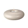 Scandi Living Stone waxinelichtjeshouder Ø13 cm, Beige< Kaarsenhouders & Kaarsenborden