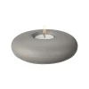 Scandi Living Stone waxinelichtjeshouder Ø13 cm, Grijs< Kaarsenhouders & Kaarsenborden
