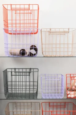 Mette Ditmer Store-it opbergmand medium, Tijmgroen< Opbergmanden