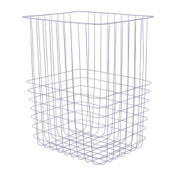 Mette Ditmer Store-it opbergmand met katoenen zak large, Lilac< Opbergmanden