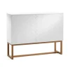 A2 Story kast, wit-eikenhouten poten< Kasten & Vitrines