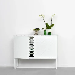 A2 Story Sideboard, middernachtblauw, blauw onderstel< Ladekasten & Dressoirs