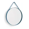 HAY Strap Mirror spiegel Ø70 cm, Blue< Ronde Spiegels|Wandspiegels