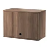 String bovenkast, Walnoot, 58x30 cm< Kasten & Vitrines