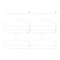 String hanger 4-pack, Wit< Kapstokken & Hangrekken|Haken & Hangers
