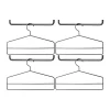 String hanger 4-pack, Zwart< Haken & Hangers|Kapstokken & Hangrekken