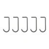 String j-haak 5-pack, Donkergrijs< Haken & Hangers