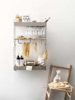 String j-haak 5-pack, Roestvrij staal< Haken & Hangers